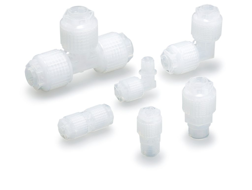 Chemical Resistant Fitting - LQ1 Range (Fluoropolymer)