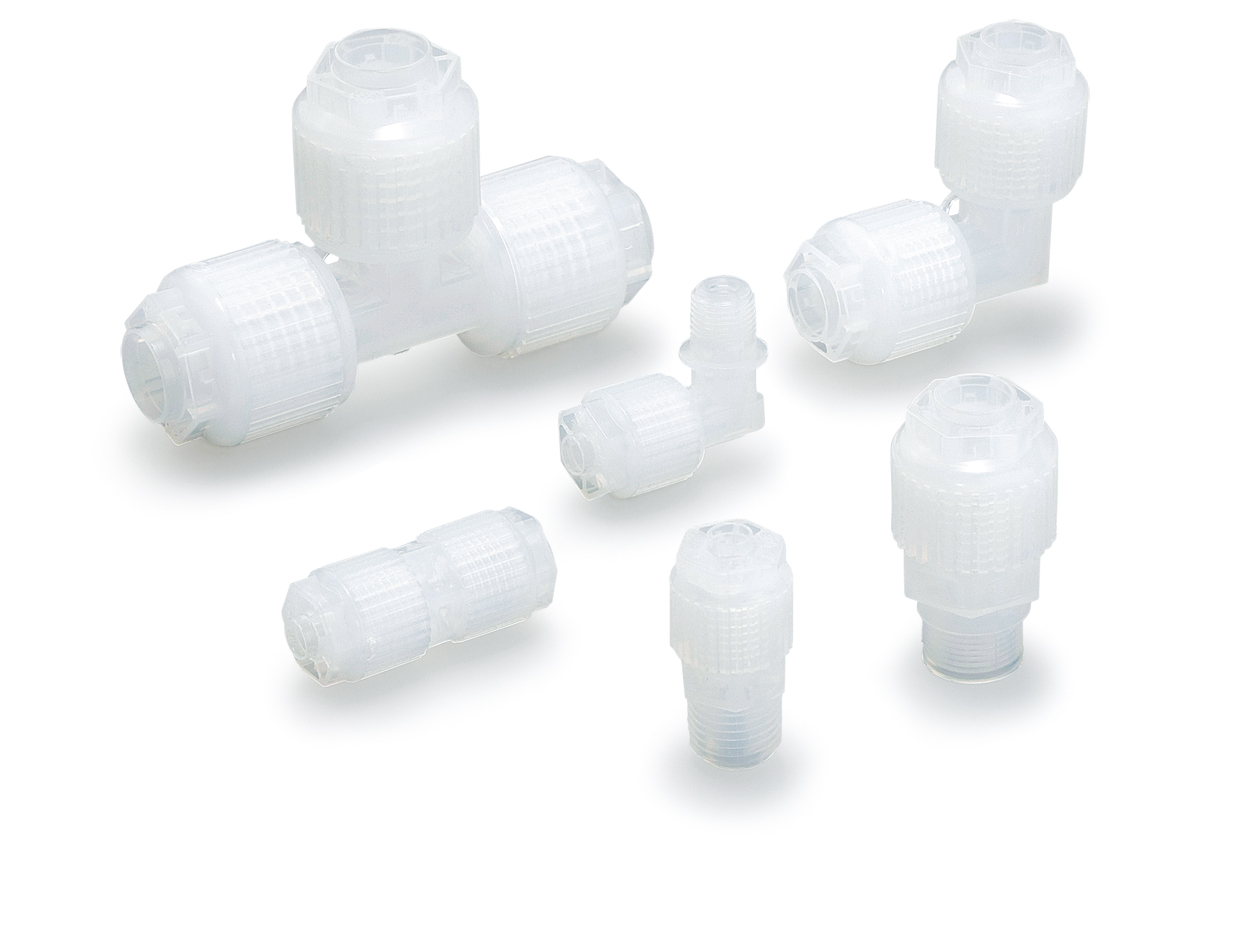 Chemical Resistant Fitting - LQ1 Range (Fluoropolymer)